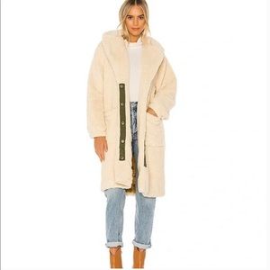 Free People Tessa Teddy Oatmeal Coat